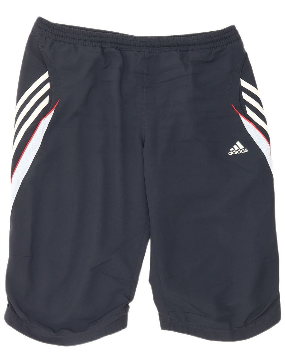 Adidas Herre Climalite Sportshorts Large Navy Blue Colourblock Polyester