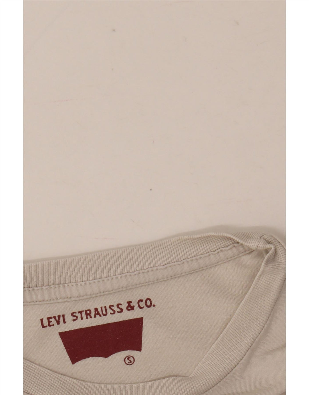 Levi's Dame Grafisk T-Shirt Top UK 10 Small White