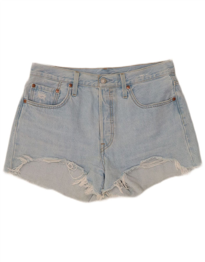 Levi's Dame 501 Denim Shorts Medium W30 Blå