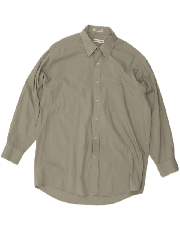 Pierre Cardin Herreskjorte str. 16 1/2 Large Khaki Bomuld Classic