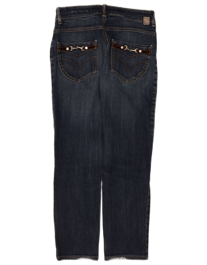 Max Mara Dame Weekend Slim Jeans W28 L26 Marineblå Bomuld