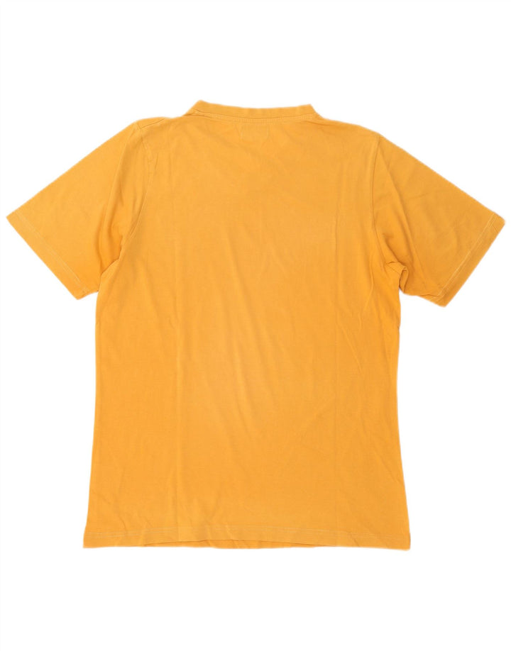 Kappa Herre T-Shirt Top Medium Gul Bomuld