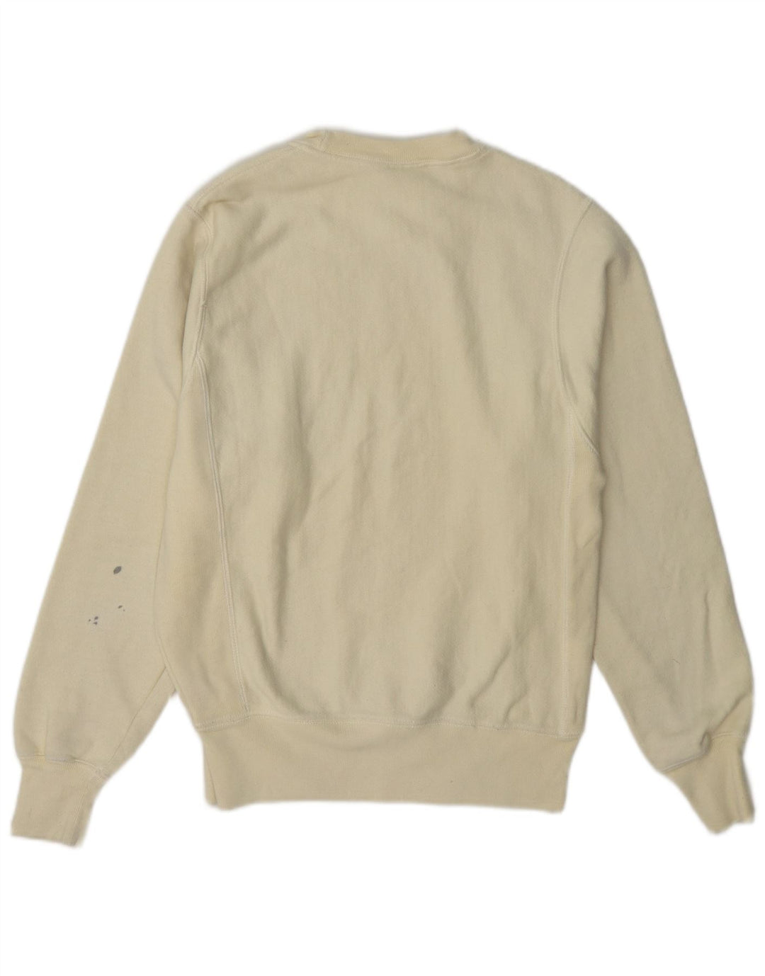 Champion Herre Sweatshirt Jumper XS Off White Bomuld