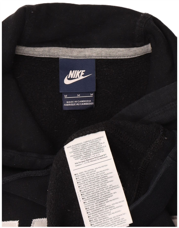 Nike grafisk hættetrøje til mænd mellem sort bomuld