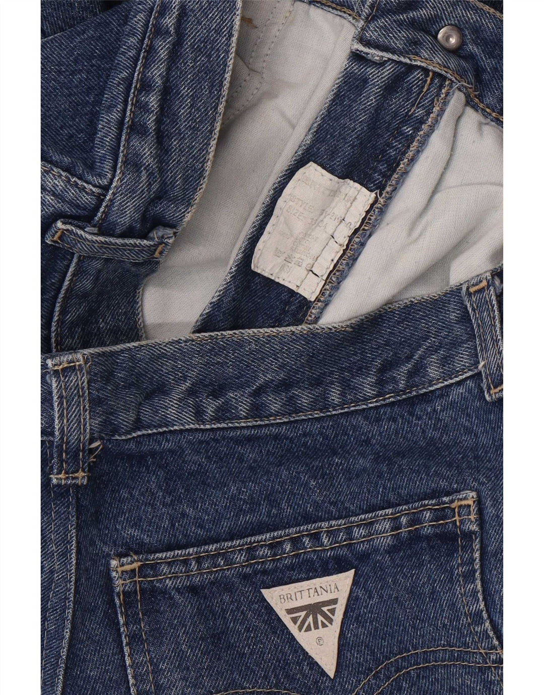 Vintage herre tilspidsede jeans W33 L31 blå bomuld