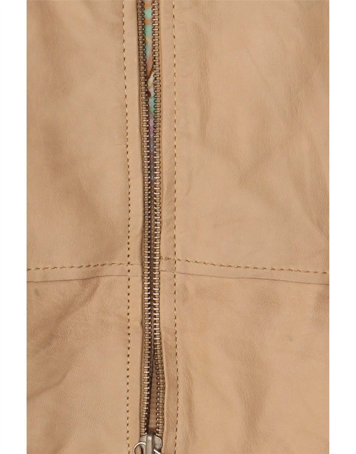 Cabrini dame bikerjakke EU 36 lille beige