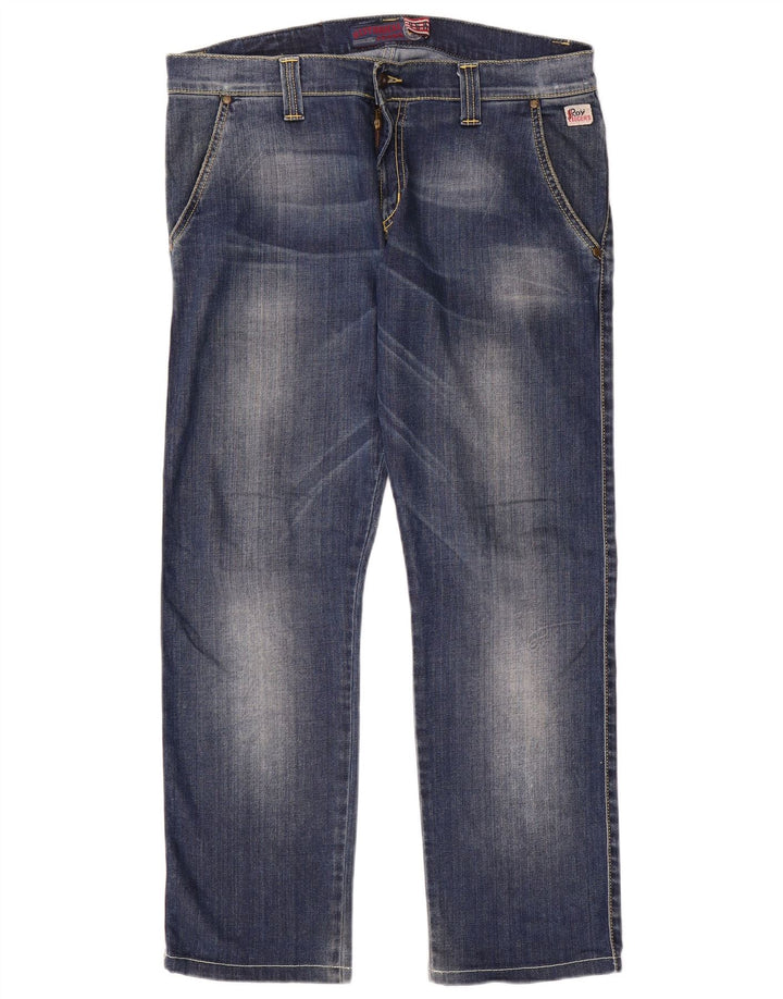 Roy Rogers Straight Jeans til mænd W36 L30 blå bomuld
