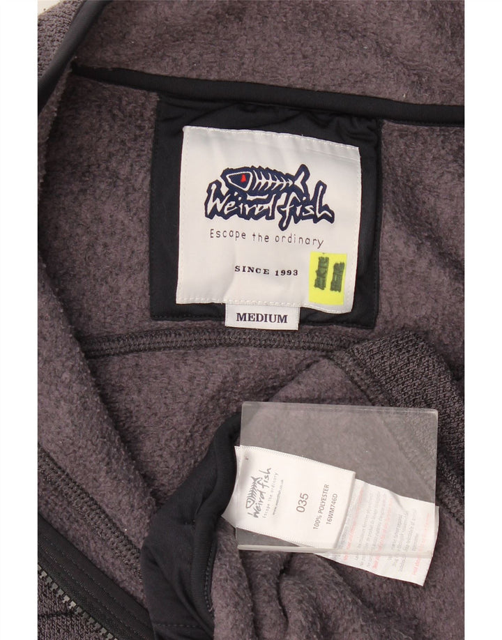 Weird Fish Herre træningsdragt Topjakke Medium Grey Flecked Polyester