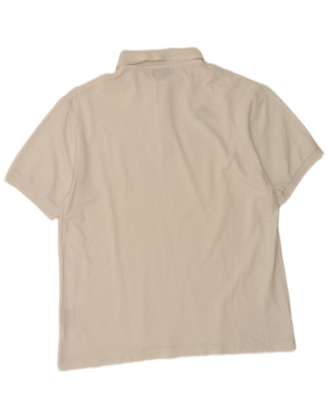 Kappa herre poloshirt XL hvid bomuld