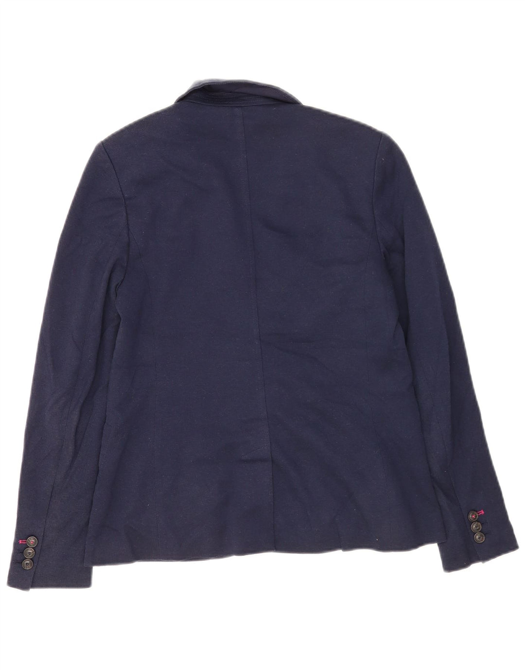 Joules Dame 2 Button Blazer Jacket UK 10 Small Navy Blue Polyester