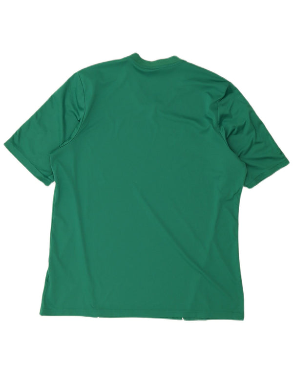 Adidas Herre T-Shirt Top XL Grøn Polyester