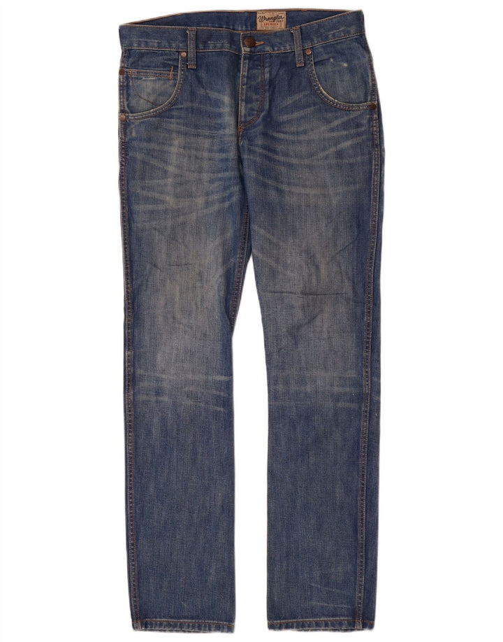 Wrangler Herre Spencer Slim Jeans W32 L34 Blå Bomuld