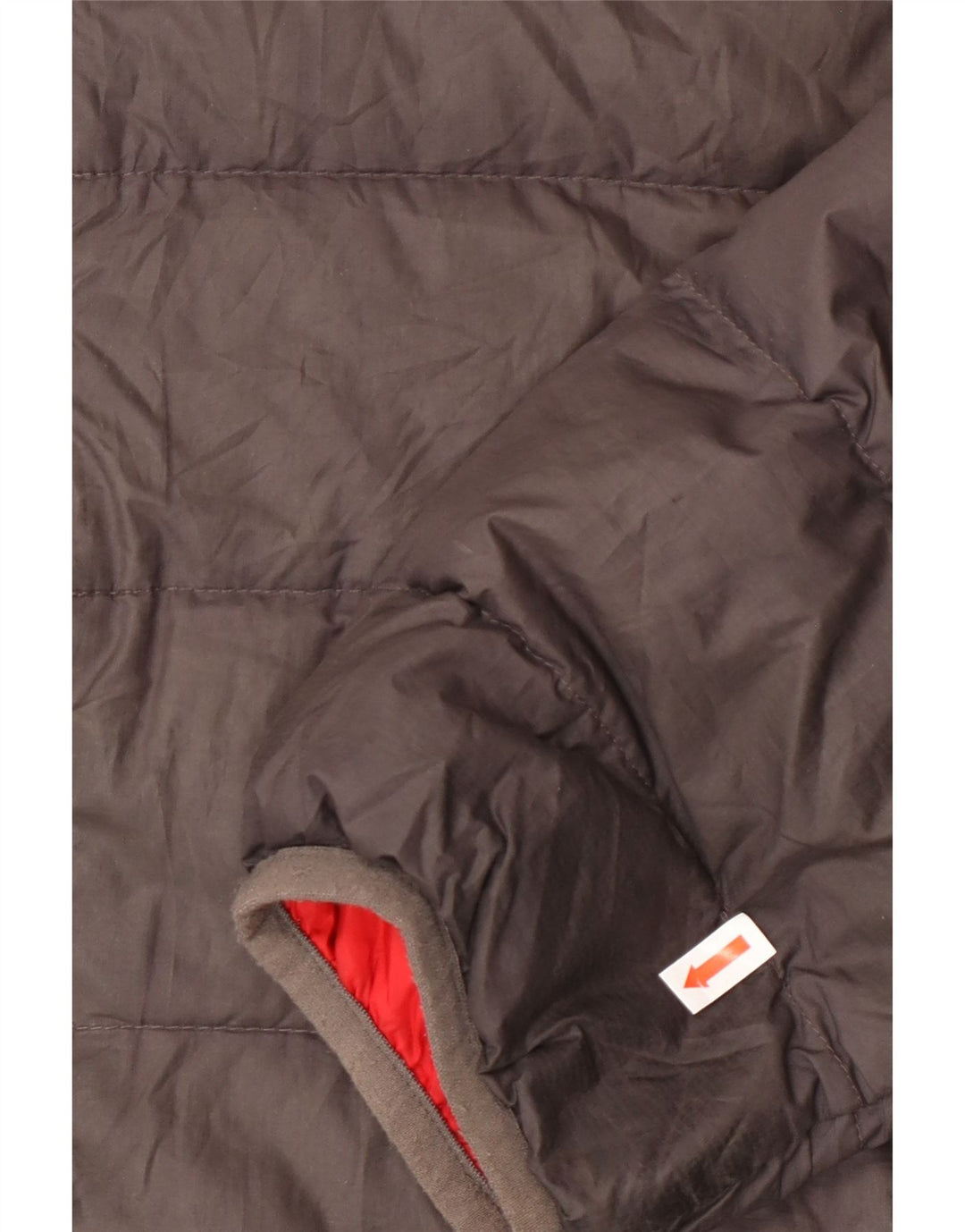 Jack Wolfskin Herre hættepolstret jakke UK 40/42 Stor grå polyester