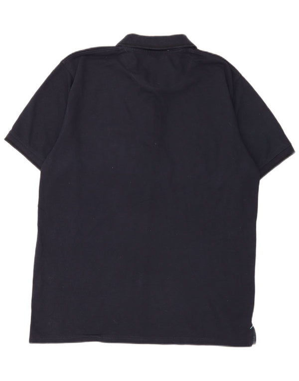 Dockers Herre Polo Shirt Large Navy Blue