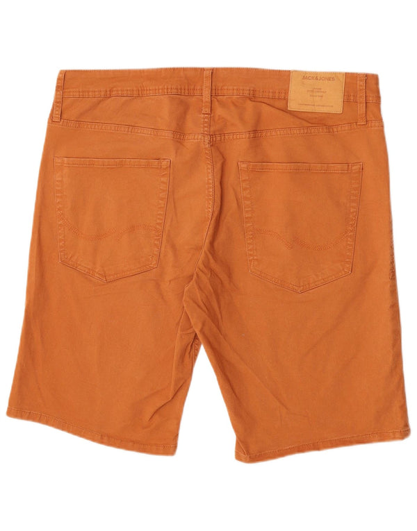 Jack & Jones Herre Regular Fit Casual Shorts XL W38 Orange Bomuld