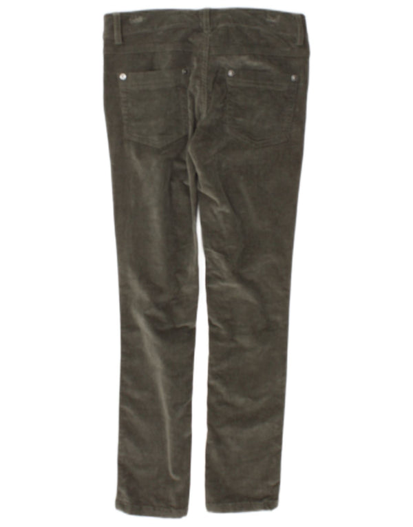 Benetton Girls Slim Corduroy Bukser 8-9 år Large W26 L26 Grå Bomuld
