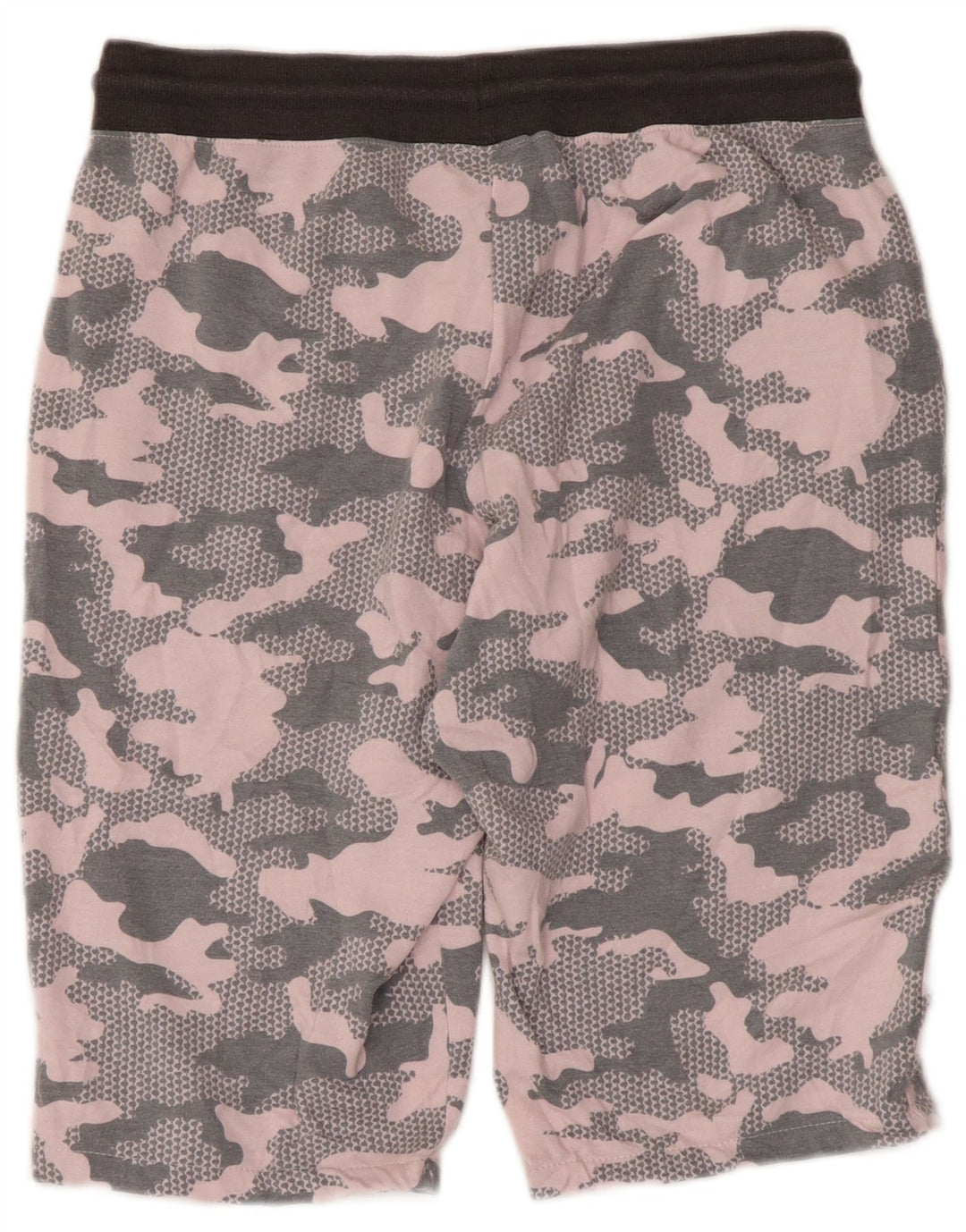 REEBOK sportsshorts til kvinder UK 14 Medium Grey Camouflage Polyester
