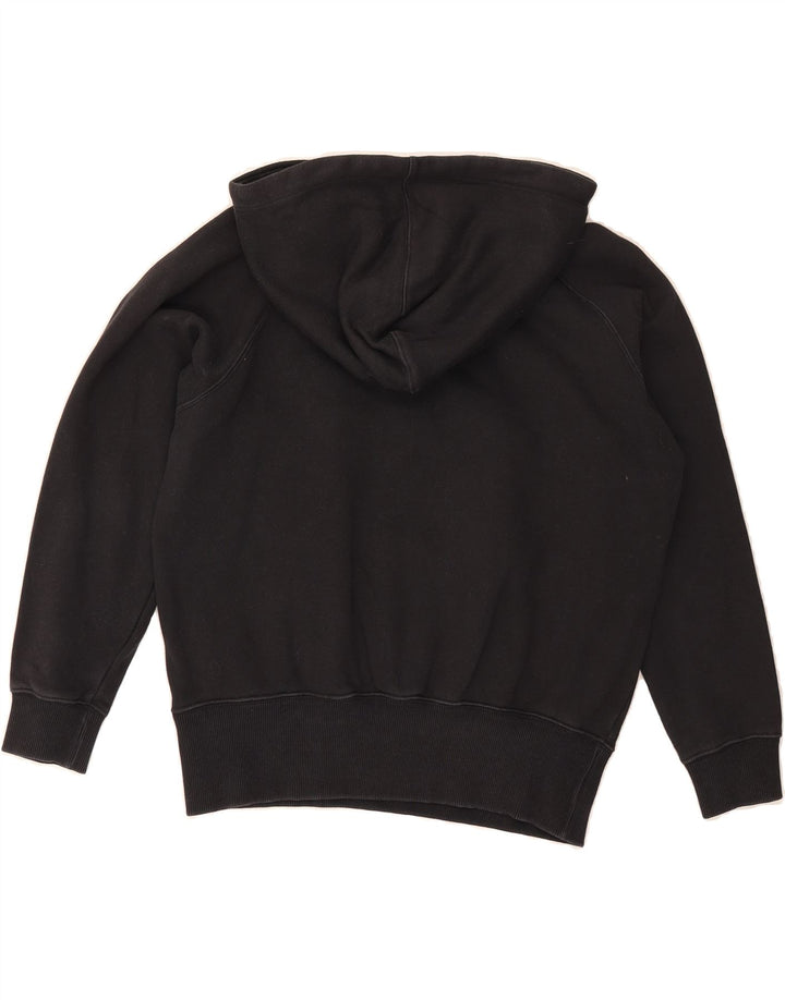 CHAMPION Womens Oversized Graphic Hoodie Jumper UK 10 Small Black Vintage Champion and Second-Hand Champion from Messina Hembry 