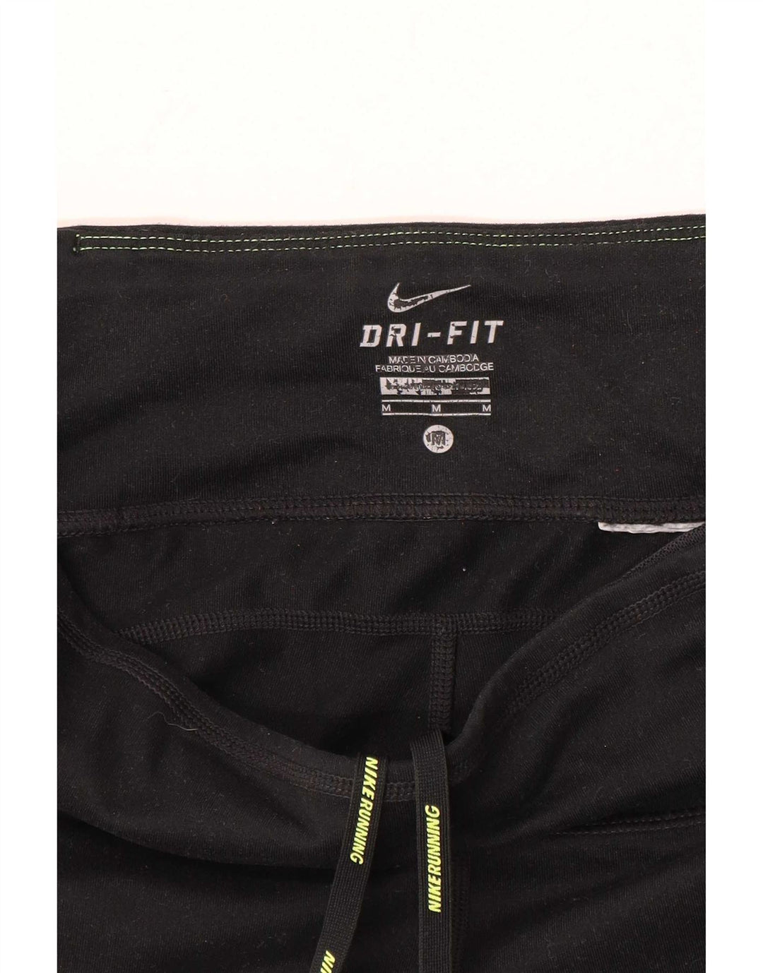 Nike Dame Dri Fit Capri Leggings UK 14 Medium Sort
