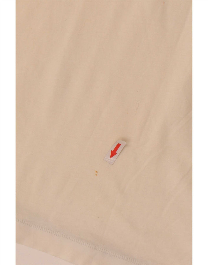 Gas Herre Grafisk T-Shirt Top Lille Hvid