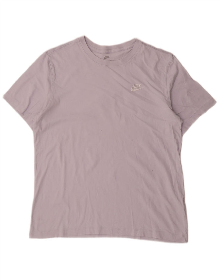 Nike T-shirt top til mænd, stor lilla bomuld