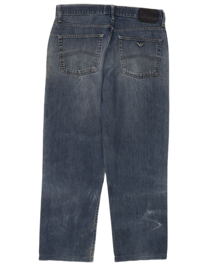 Armani Jeans Herre Lige W36 L28 Blå