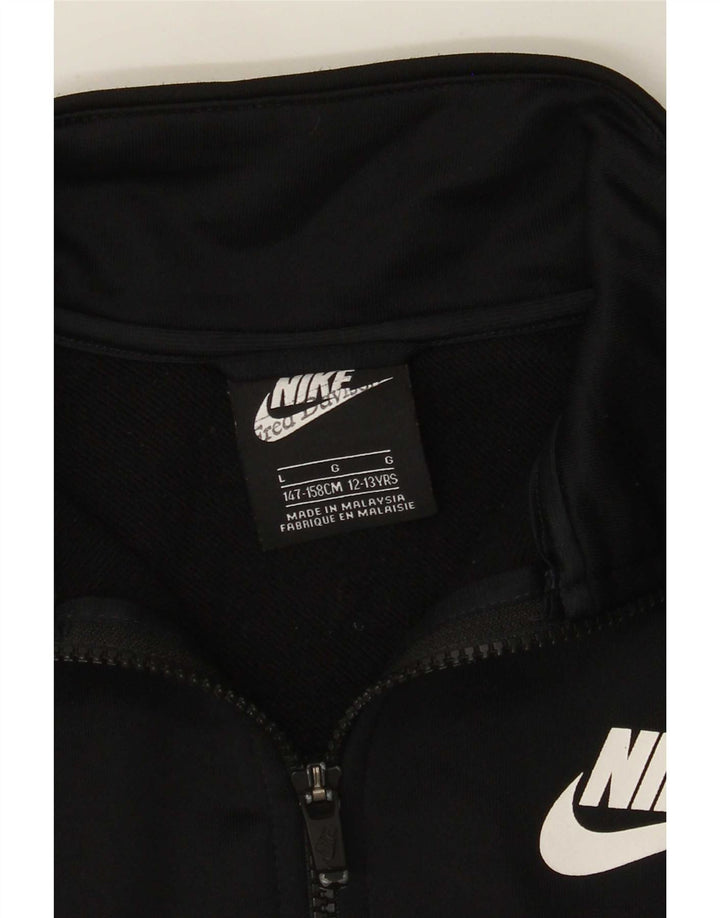 Nike Træningsdragt Topjakke til drenge 12-13 år Stor Sort