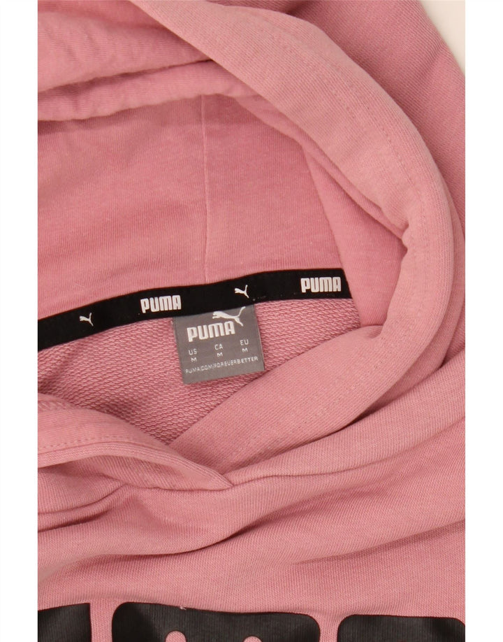 Puma Grafisk hættetrøje til mænd Medium Pink