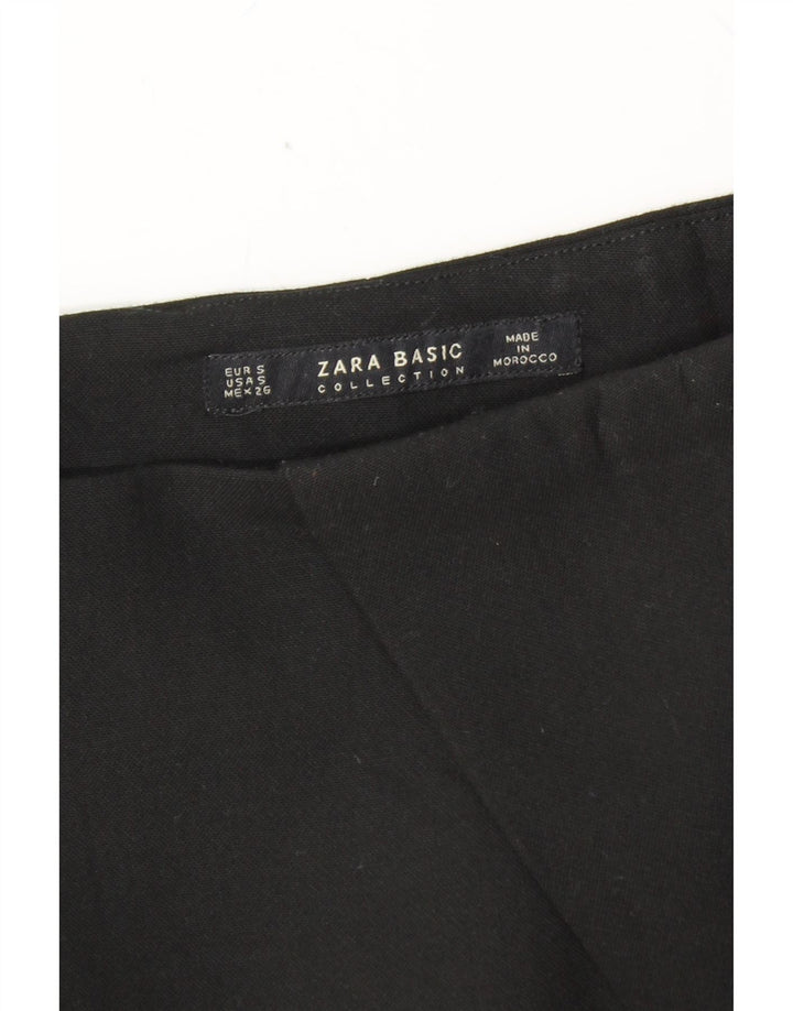 ZARA Womens Pencil Skirt Small W26 Black Polyester Vintage Zara and Second-Hand Zara from Messina Hembry 