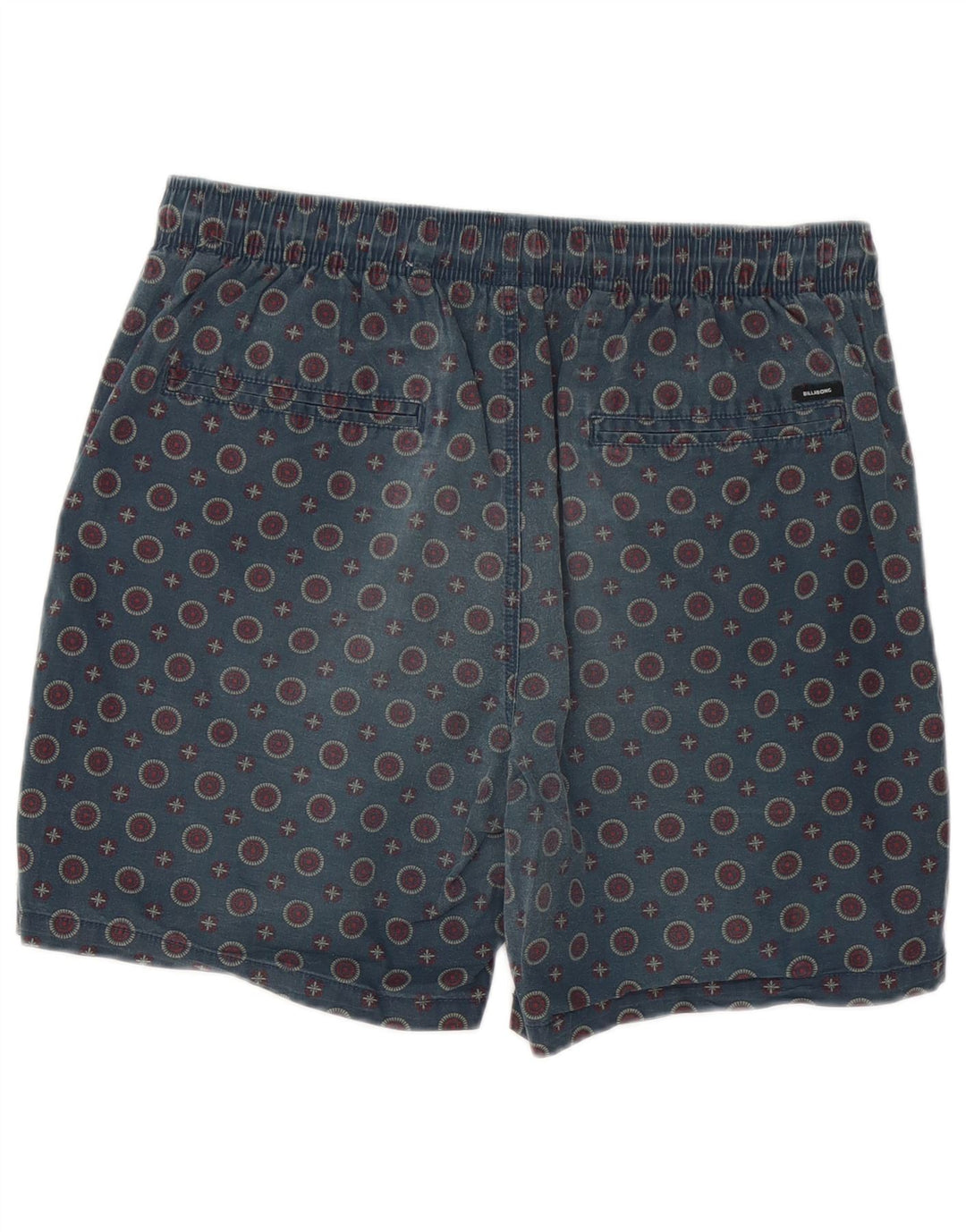 Billabong Herre Casual Shorts W32 Medium Navy Blue Polka Dot