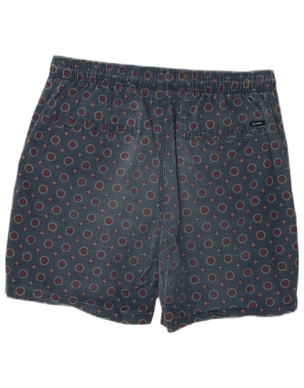 Billabong Herre Casual Shorts W32 Medium Navy Blue Polka Dot