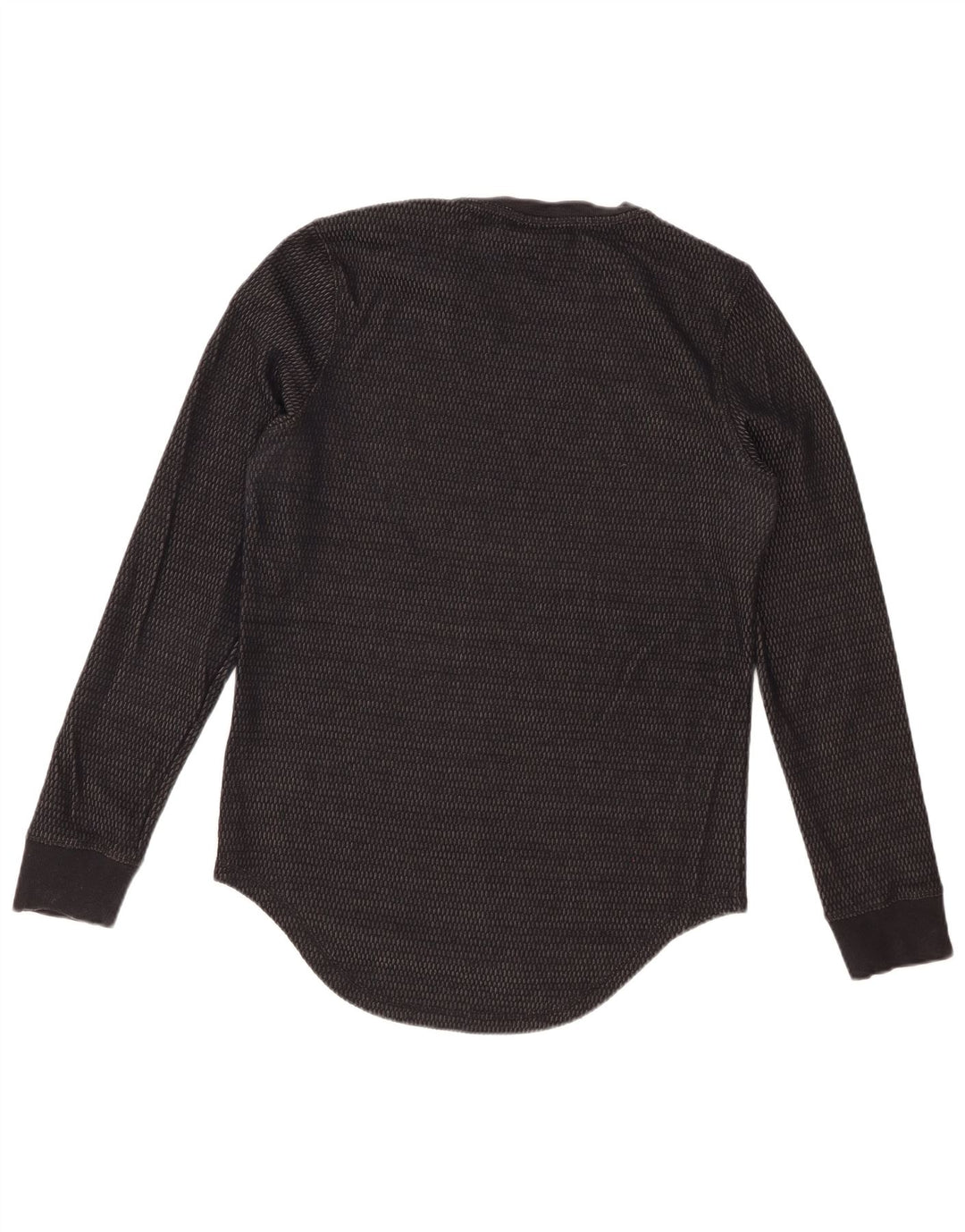 DKNY Herre Top Langærmet XS Sort Bomuld