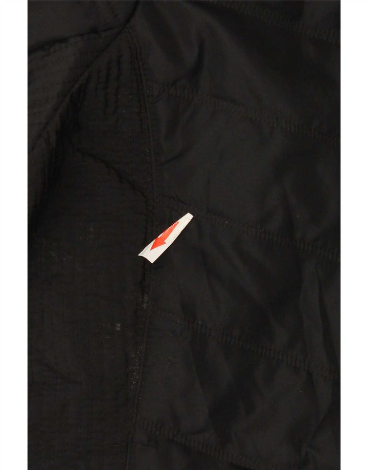 Marks & Spencer Dame Hætte Polstret Frakke UK 22 3XL Sort Polyester