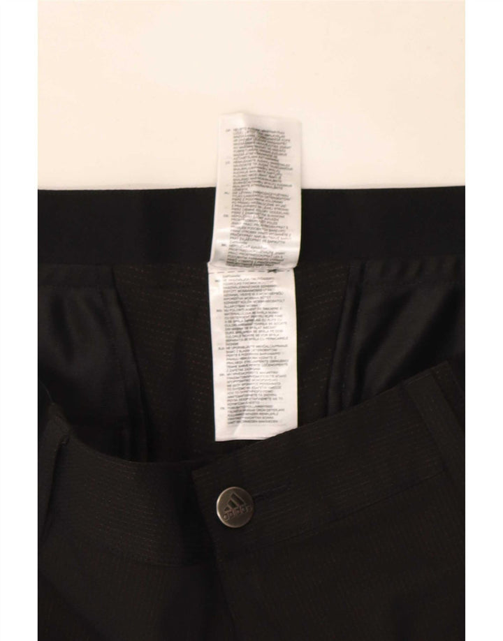 Adidas Herre Slim Chino Bukser W34 L29 Sort Polyester