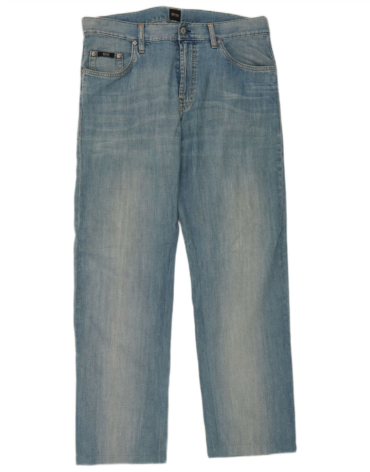 Hugo Boss Lige jeans til kvinder W32 L29 Blå