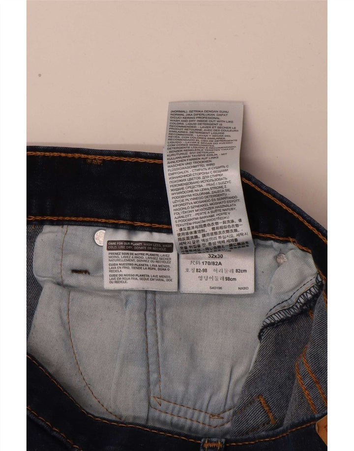 Levi's Herre 511 Slim Jeans W32 L30 Marineblå Bomuld