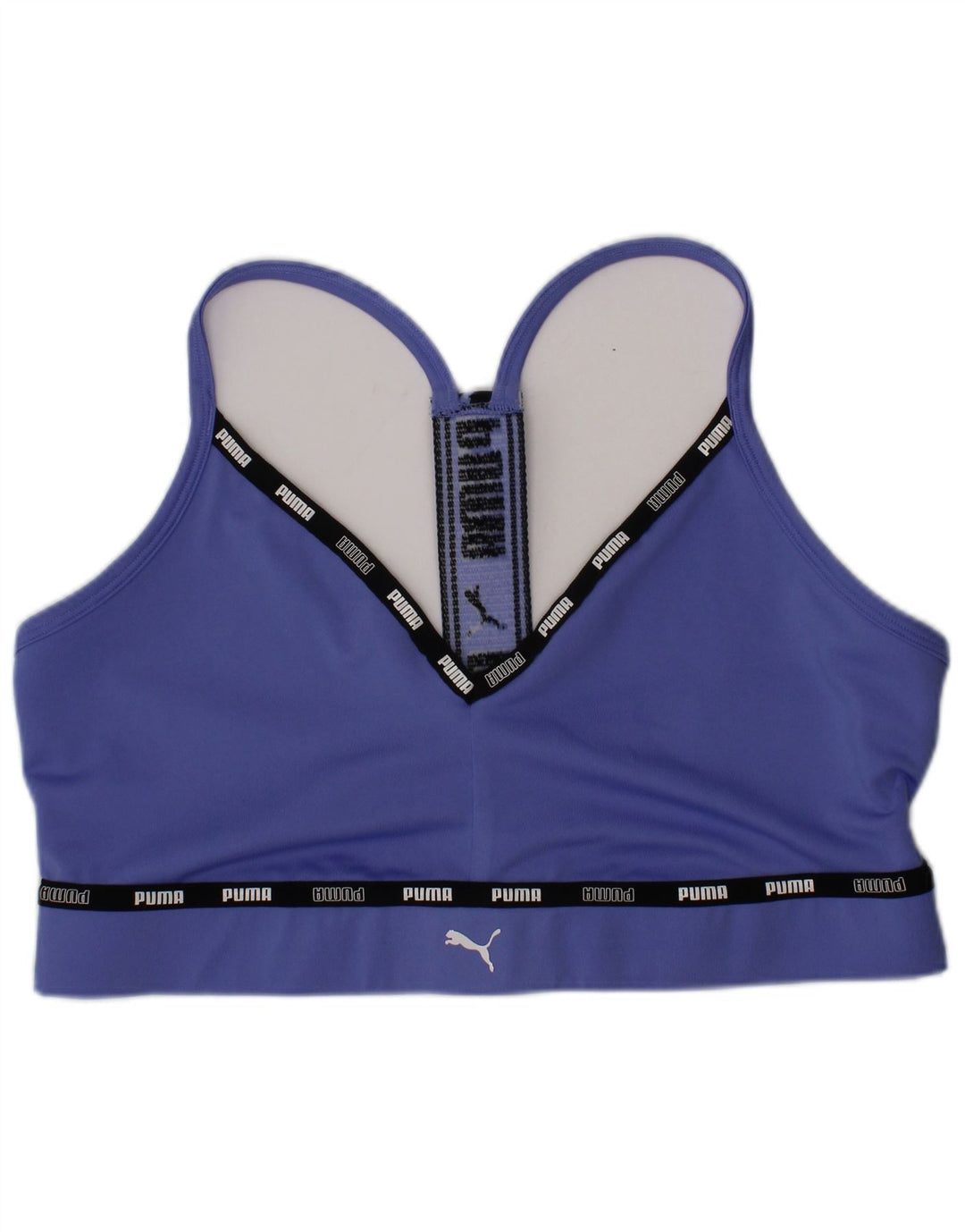Puma Graphic Sport BH Top Medium Blue Polyester Sports