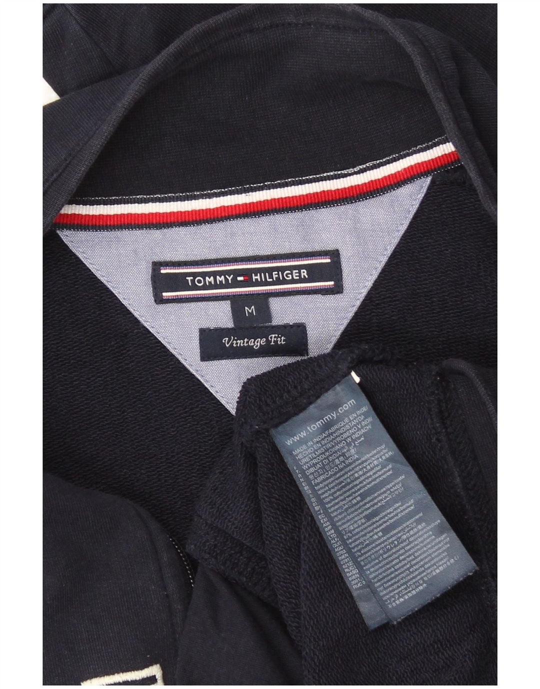 Tommy Hilfiger Herre Vintage Fit træningsdragt Top jakke Medium Navy Blue