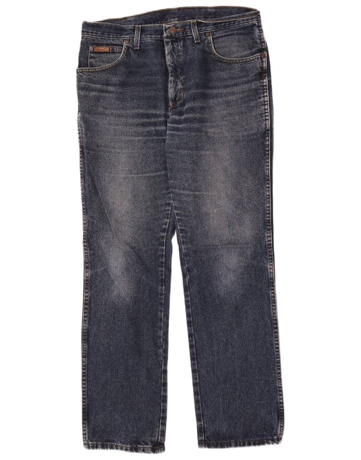 Wrangler Straight Jeans til mænd W34 L32 Blå