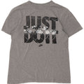 Nike Herre Regular Fit Grafisk T-Shirt Top Lille Grå Bomuld