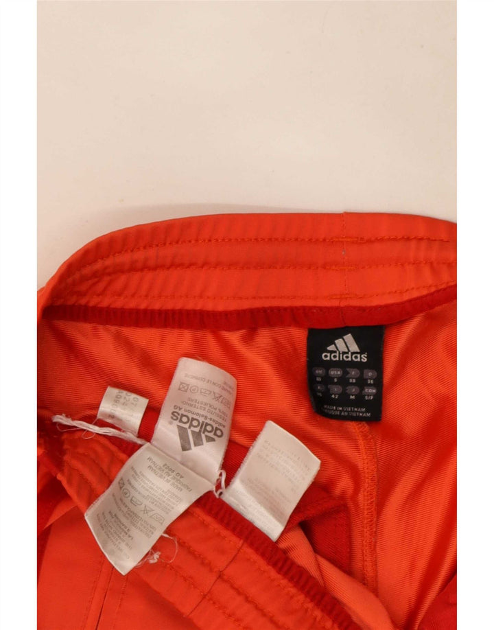 Adidas Graphic Tracksuit Bukser til kvinder UK 10 Small Orange Polyester