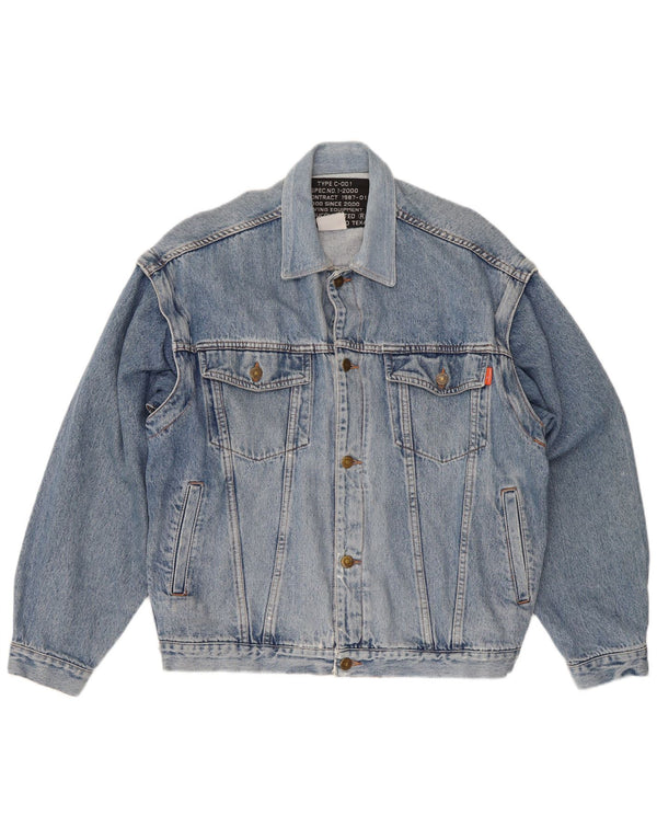 Casucci Herre Regular Fit denimjakke UK 38 Medium Blue
