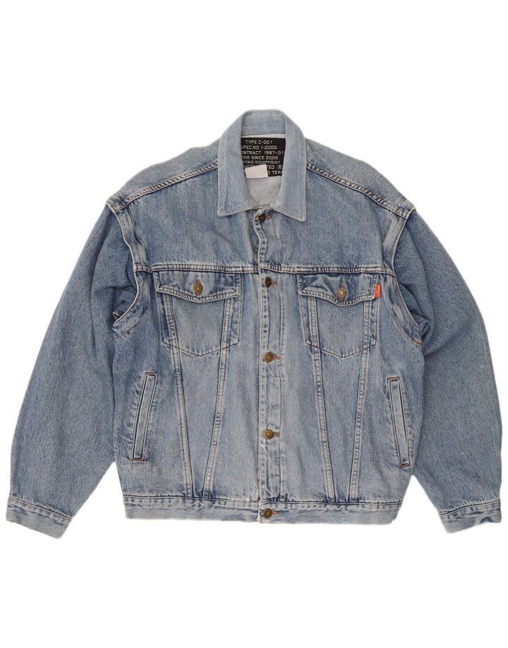 Casucci Herre Regular Fit denimjakke UK 38 Medium Blue