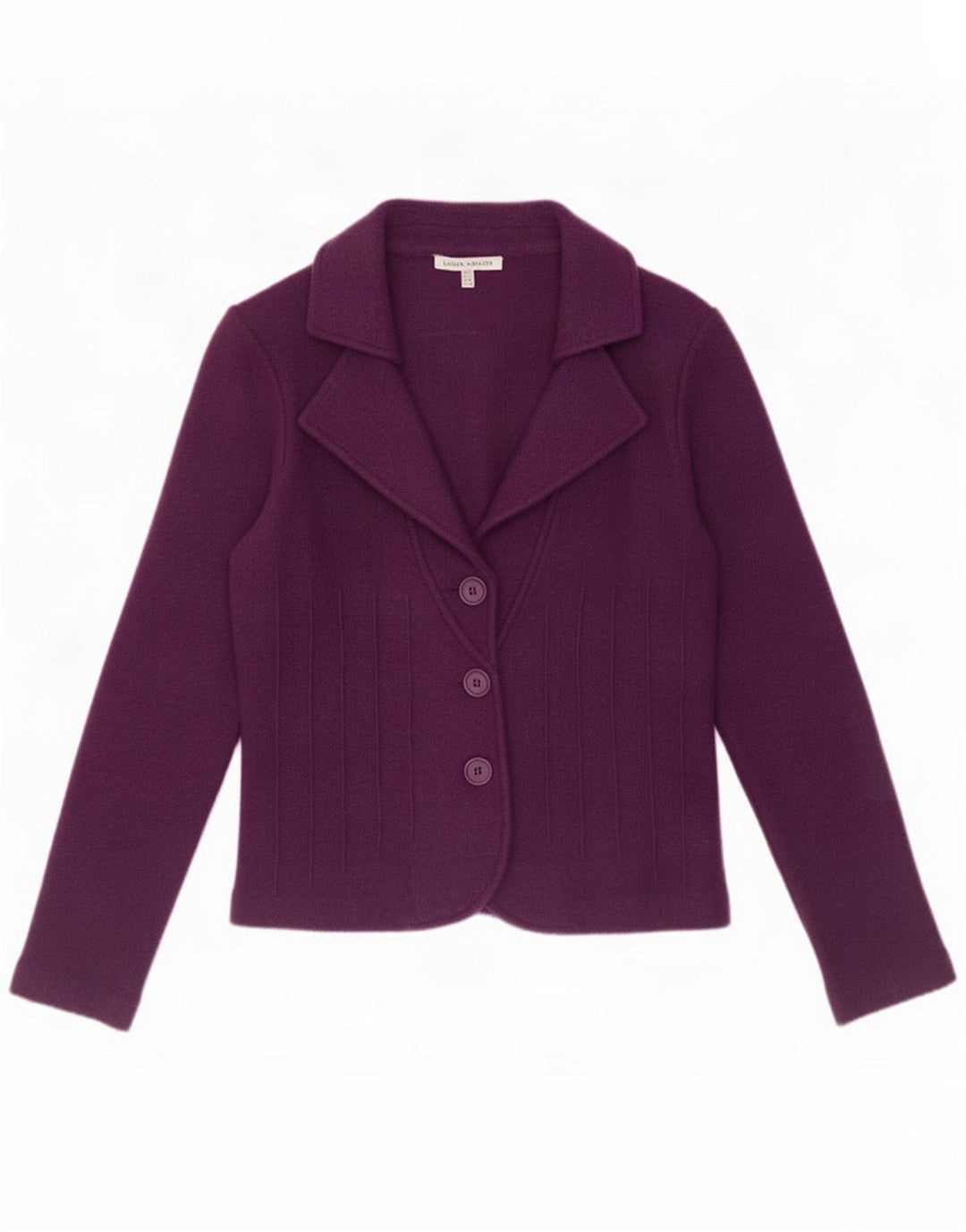Laura Ashley Dame 3 Button Blazer Jacket UK 12 Medium Purple Lammeuld