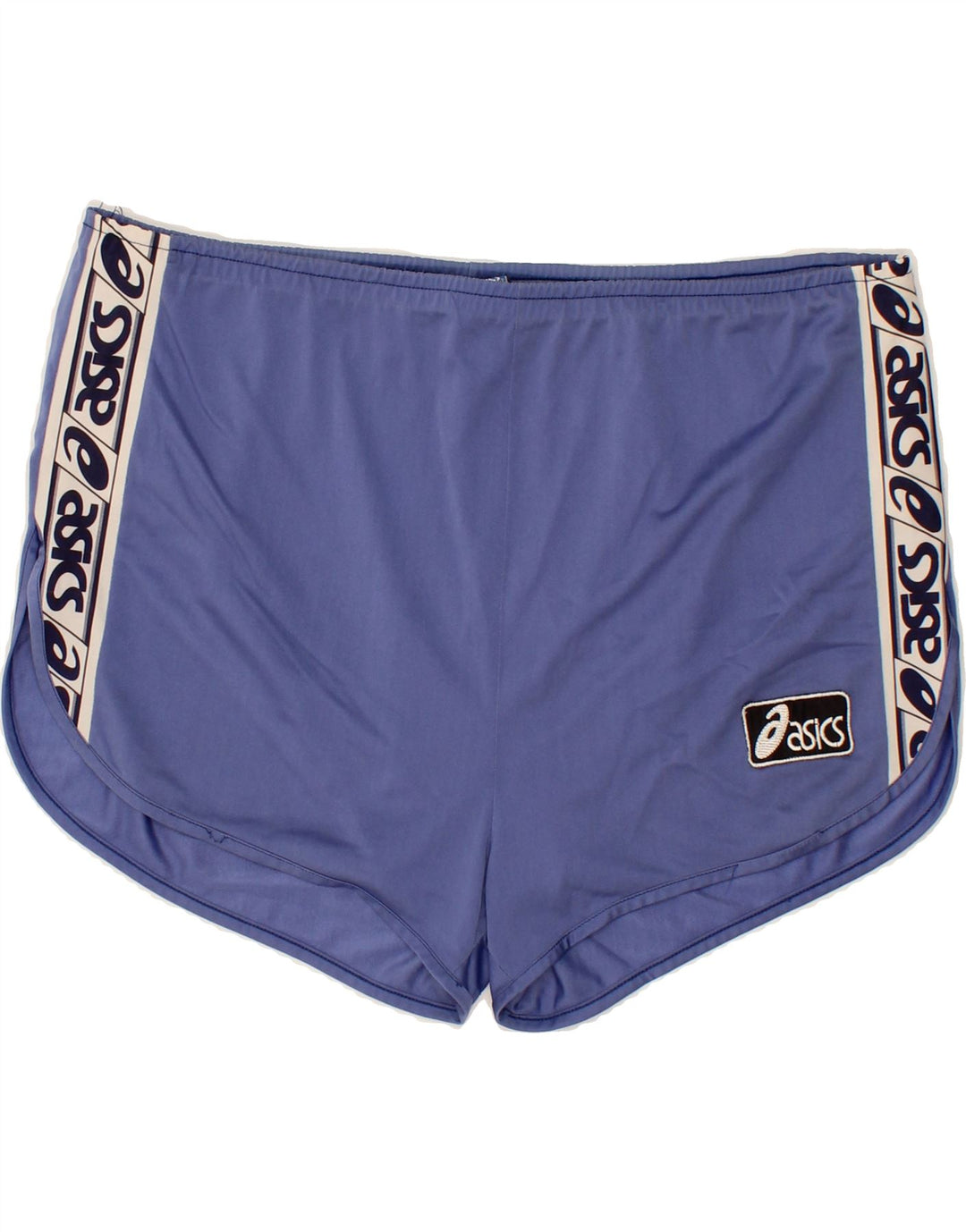 ASICS Womens Graphic Sport Shorts UK 18 XL Purple Polyester Vintage Asics and Second-Hand Asics from Messina Hembry 