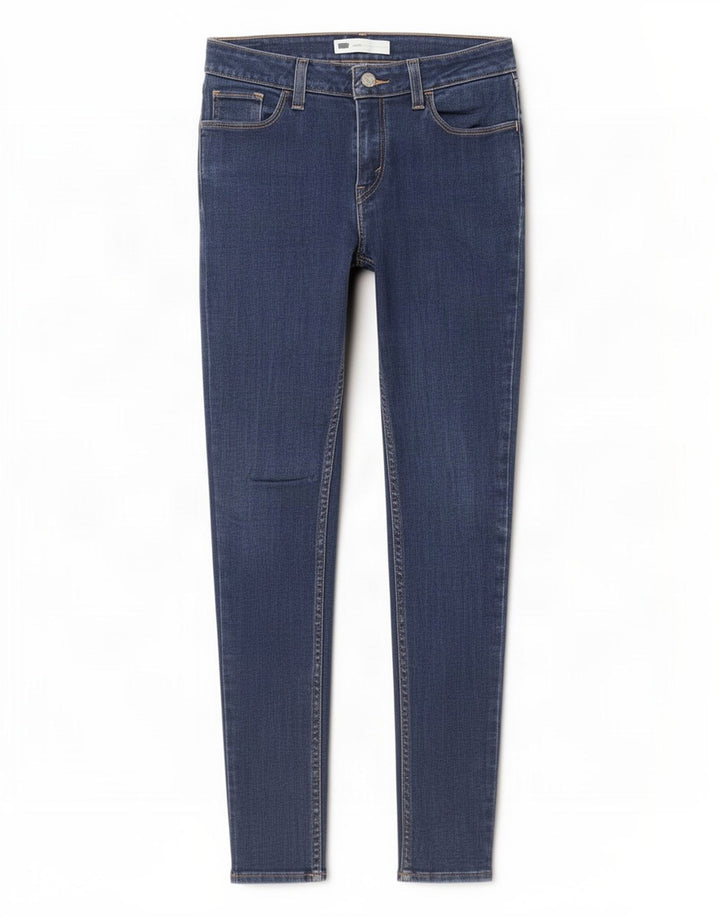 Levi's Dame Legging Cropped Jeans W29 L26 Blå Bomuld