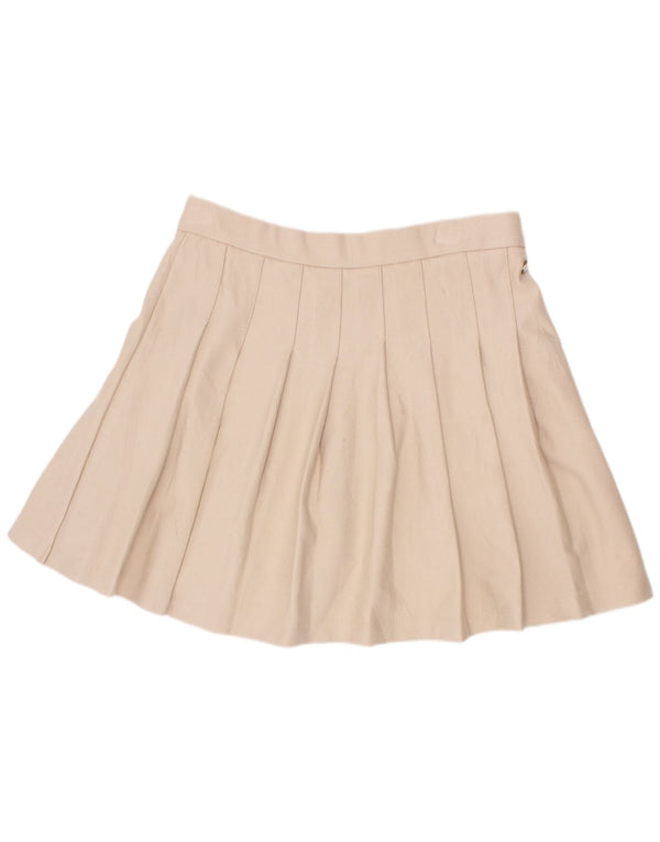 Zara Piger Kniv Plisseret nederdel 11-12 år W24 Beige Viscose