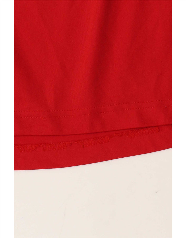 Adidas Herre Climacool T-Shirt Top Stor Rød Colourblock Polyester