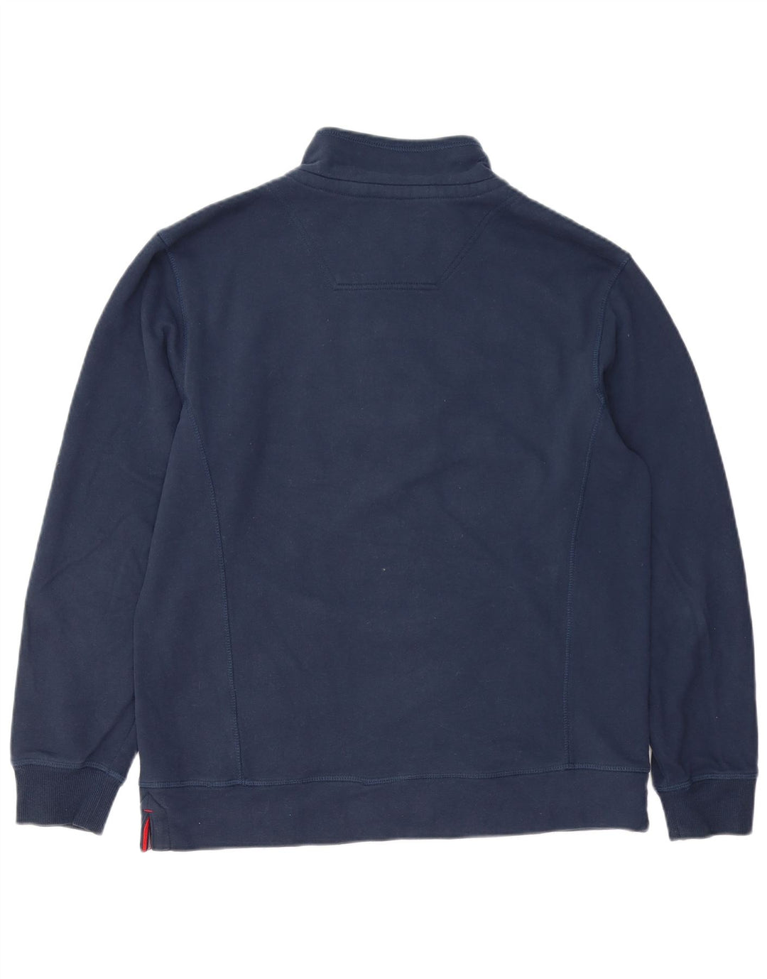 Joules Herre Button Neck Sweatshirt Jumper Medium Navy Blue Bomuld