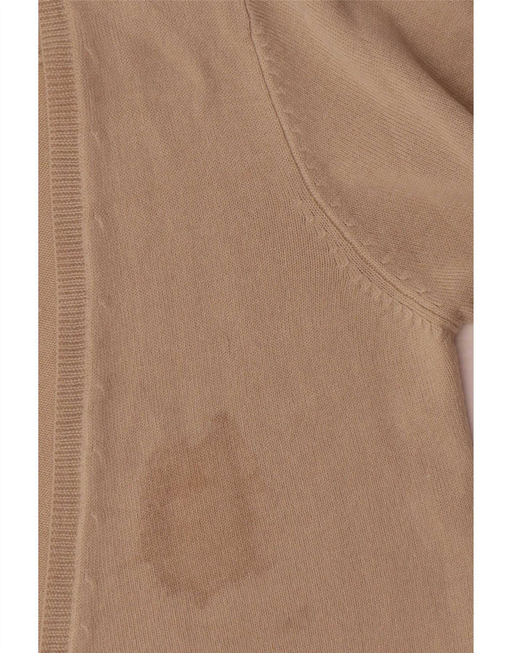 Marks & Spencer Dame Cardigan Sweater UK 10 Small Beige Acryl